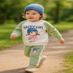 ست بلوز و‌شلوار پاییزه مدل دختر کلاهدار_1819 - Image 2