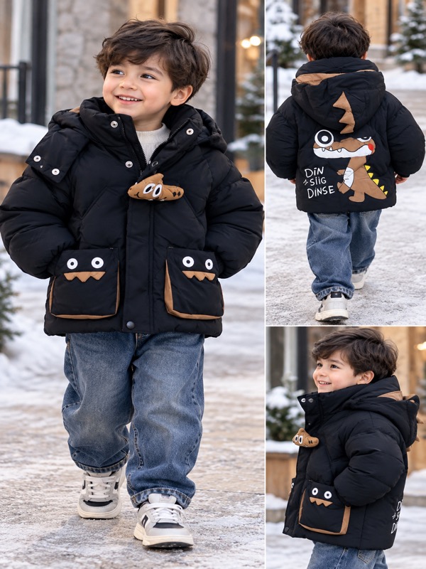 IMG_5166 کاپشن وارداتی و ضداب مدل دایناسور_2366 - Image 1